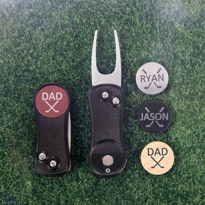 Custom Golf Ball Marker Divot Tool for Men's Gift