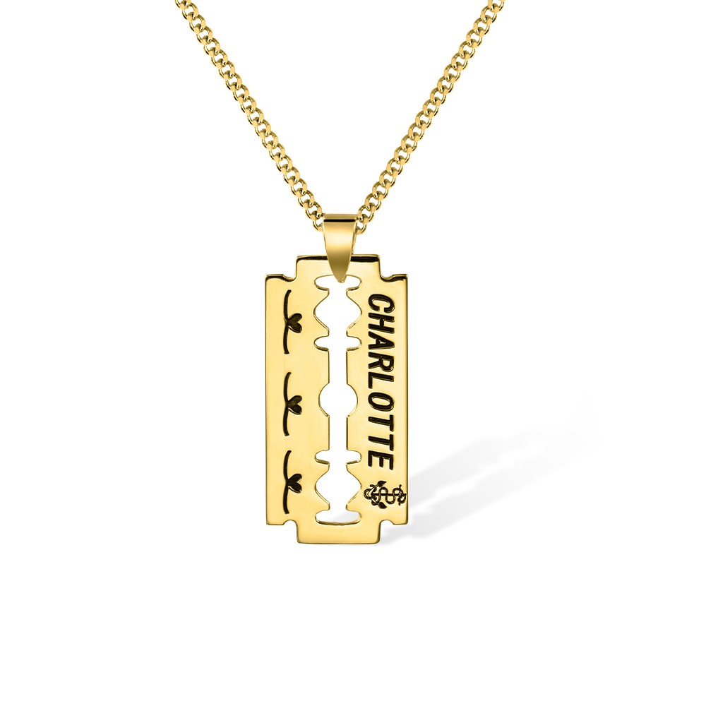 Gegraveerde naam ketting