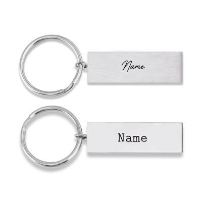 To My Man I Love You Keychain "I Want All of My Lasts to Be with You"
