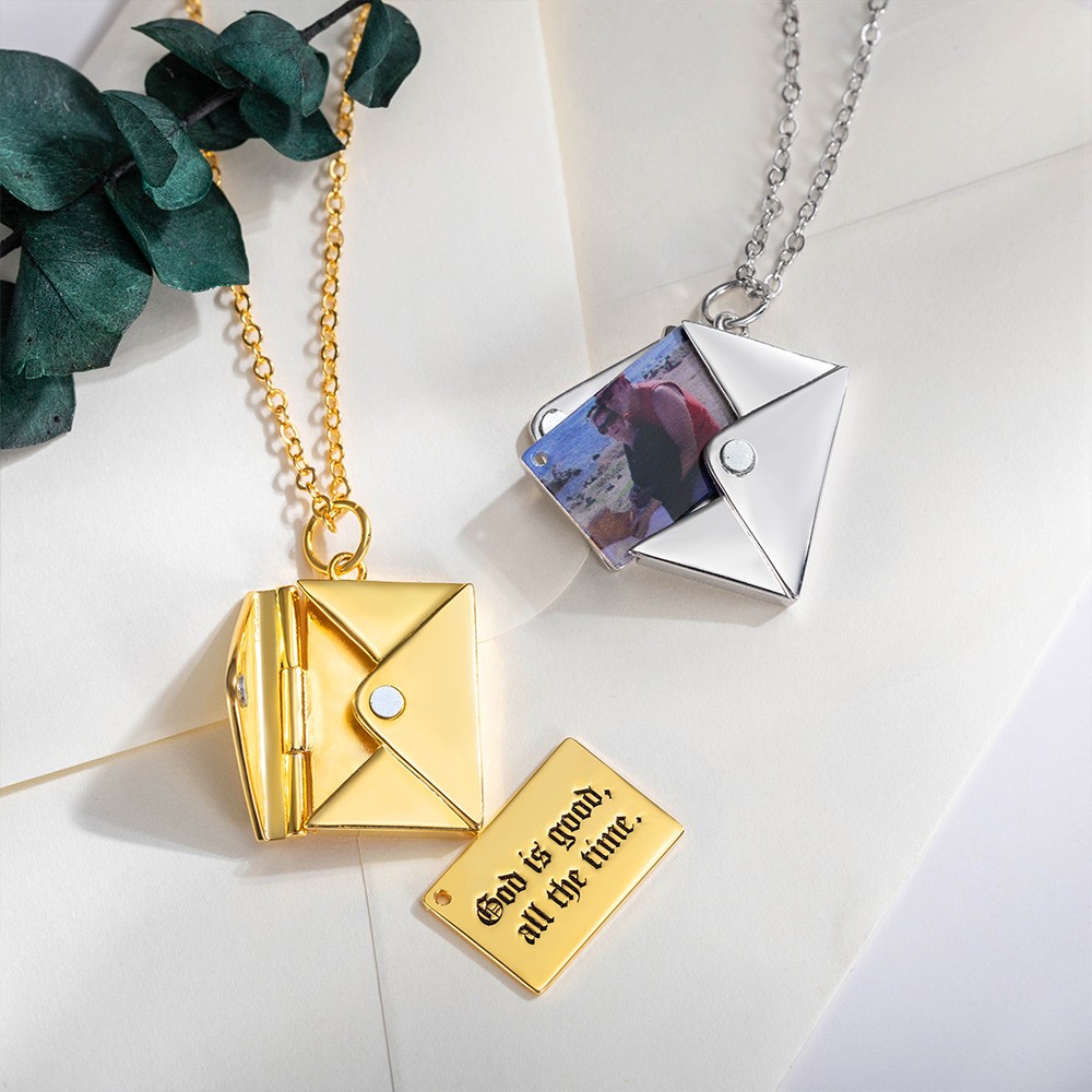 custom envelope locket
