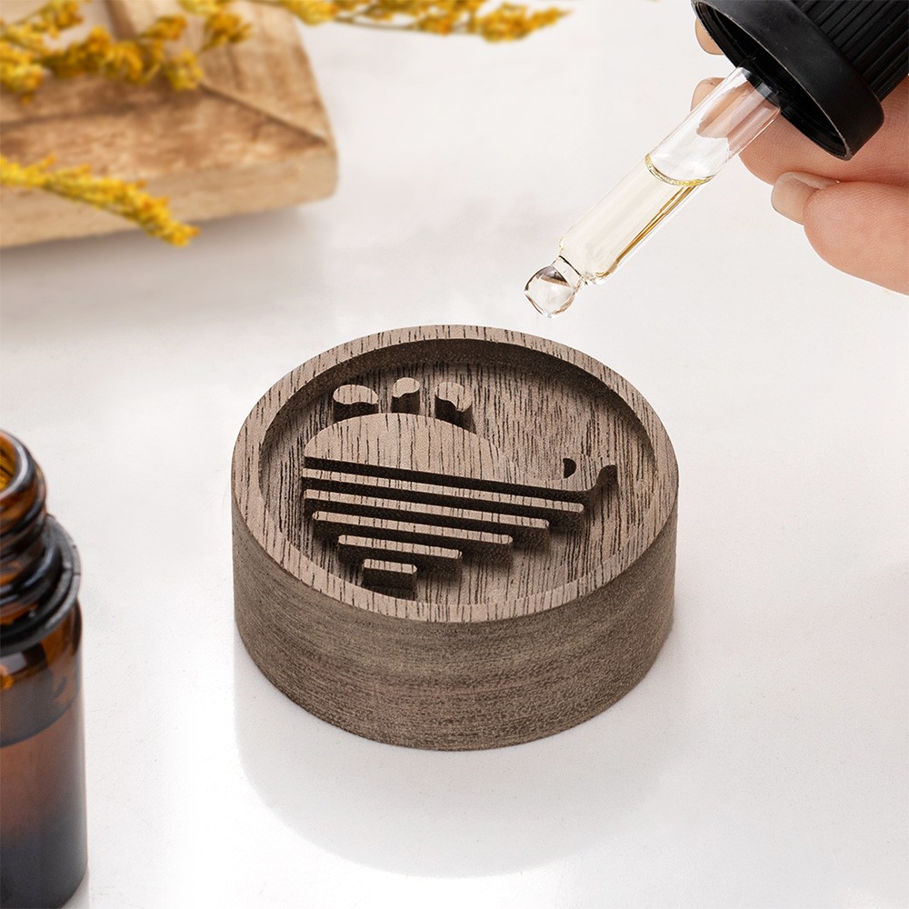 Wooden Hand Carved Essential Oil Diffusers, Air Fresh Aroma Diffusers, Car Diffusers, Home Decor, Housewarming/Party Gifts, Gifts for Friends/Family