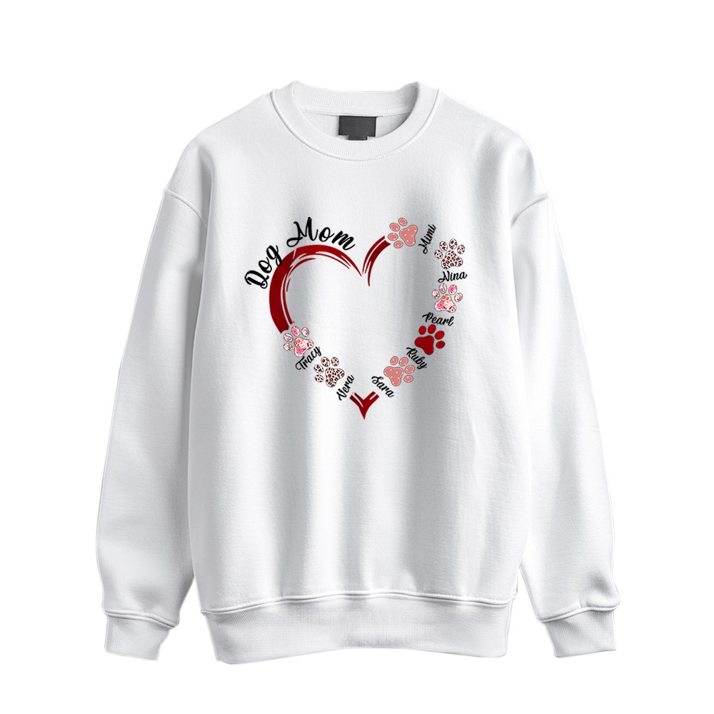 Personalized Name Grandma Heart Shirt, Custom Grandma & Grandkids Name Shirt, Nana Crewneck T-shirt/Sweatshirt, Gift for Grandma/Mother
