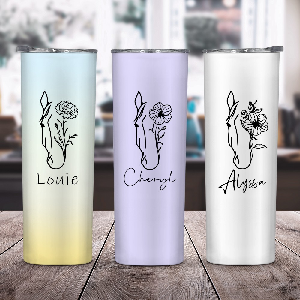 Personalized tumbler with name