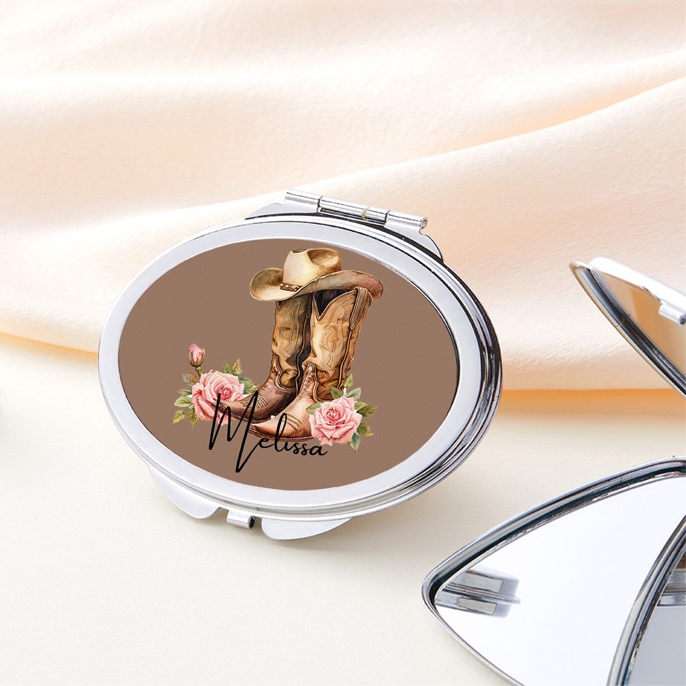 Personalized fashionable double-sided mirror