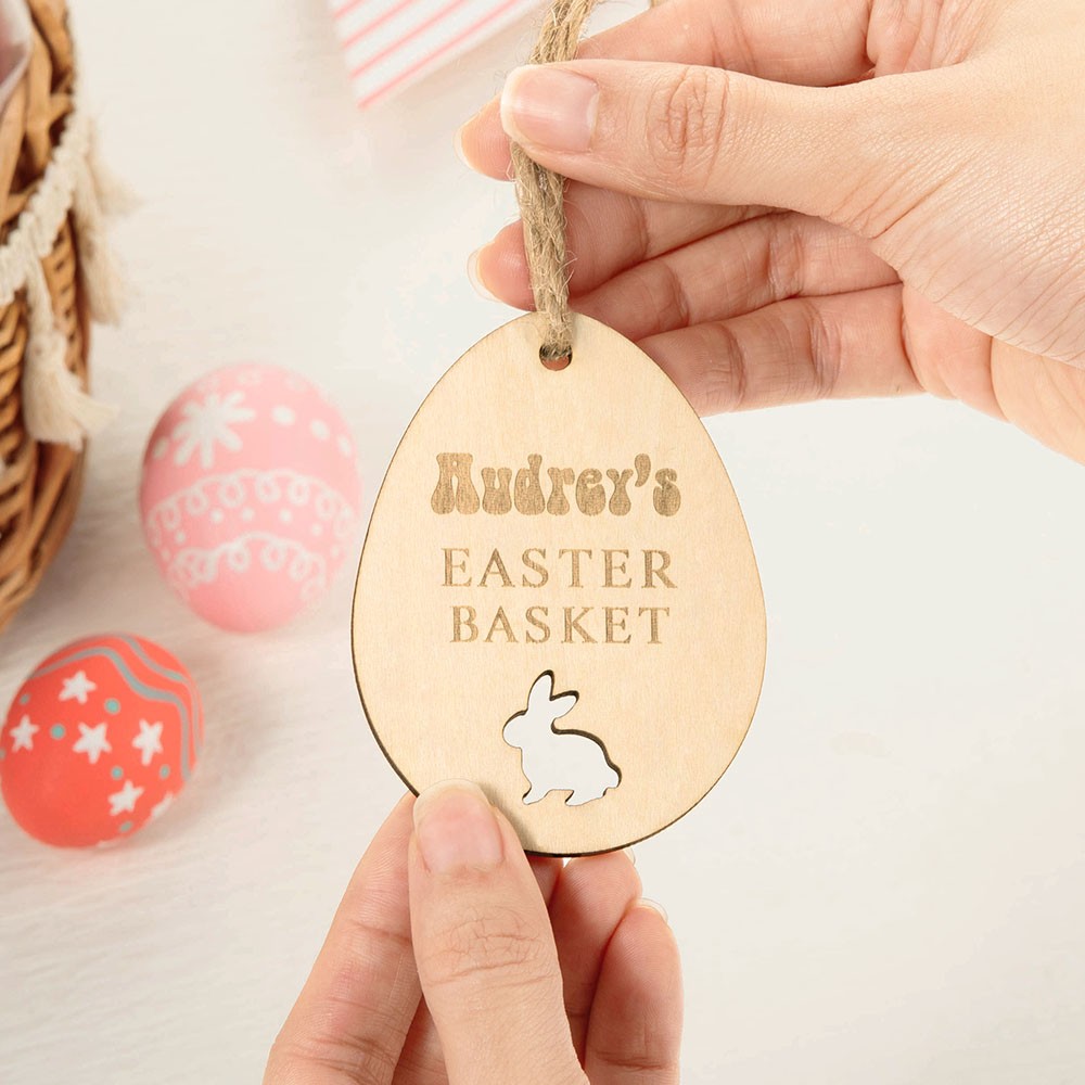 easter basket tag