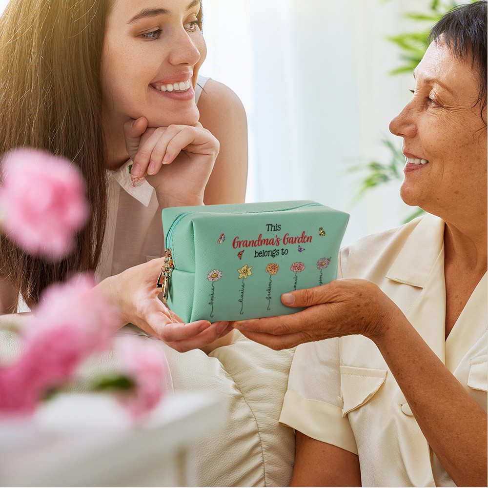 Birthflower make up bag