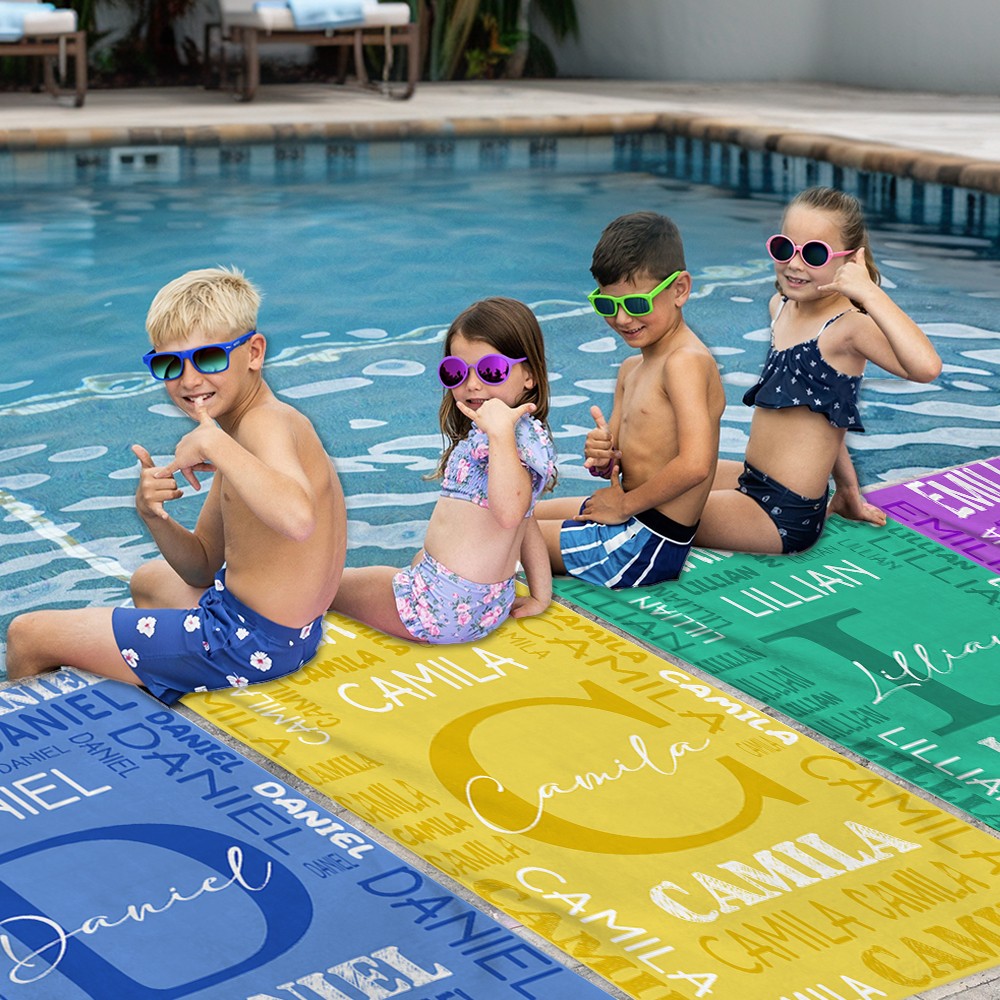 Multicolor beach towel