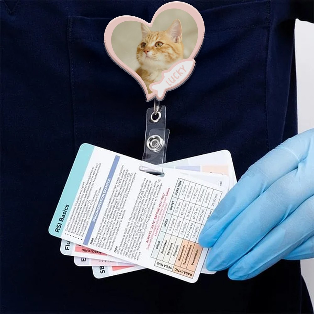 Pet Photo Badge Reel