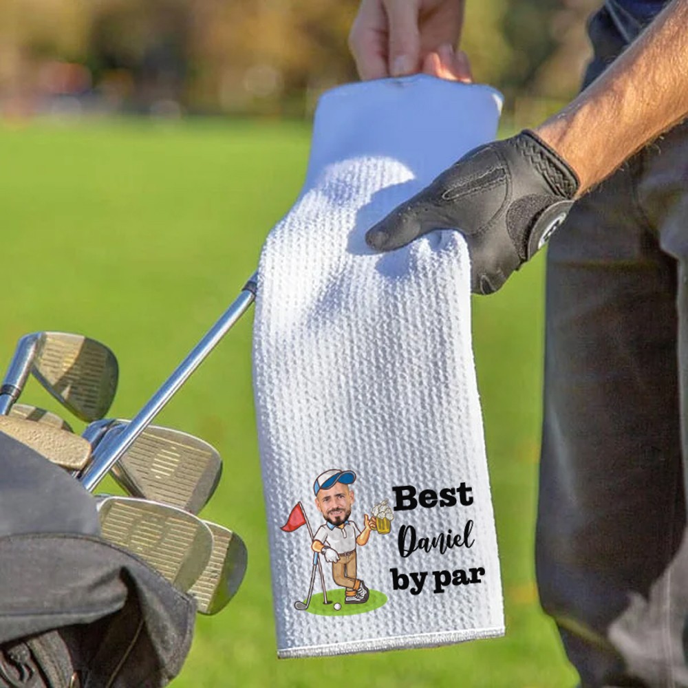golf towel with name
