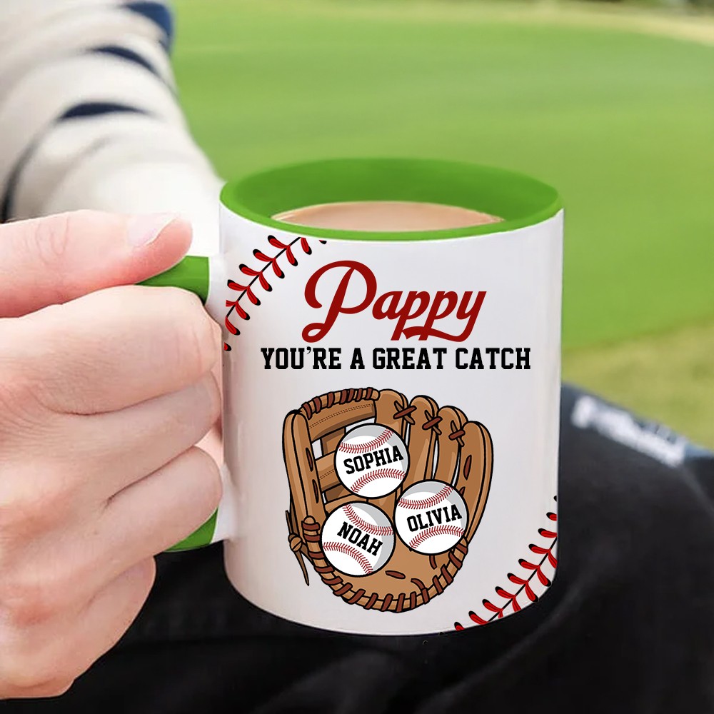 baseball coffee mug
