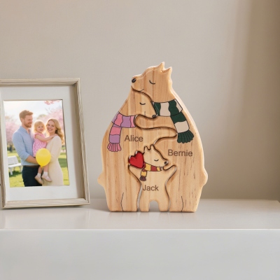 wooden bear