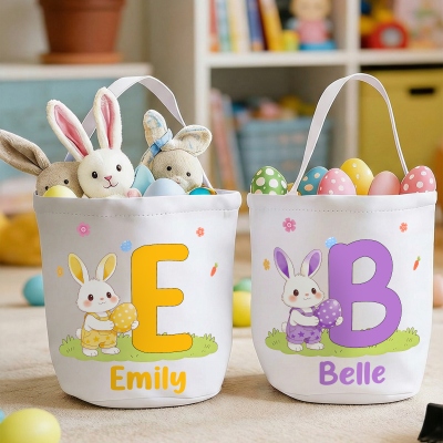 Individuell gestalteter Osterkorb für Kinder