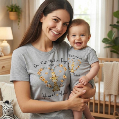 T-shirt « Première maman »