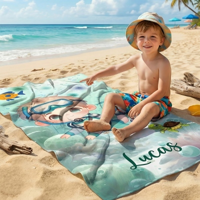 Multicolor beach towel