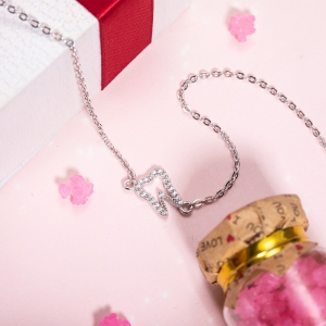 Dainty Sterling Sliver Tooth Necklace