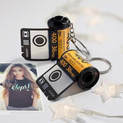 Custom 20 Photos Keychain Romantic Gifts for Lovers & Friends