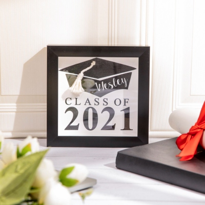 Personalized Class of 2021 Graduation Wooden Sign