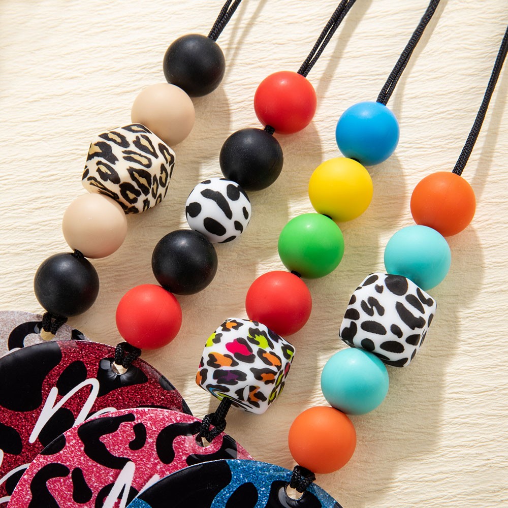teacher lanyard id badge key