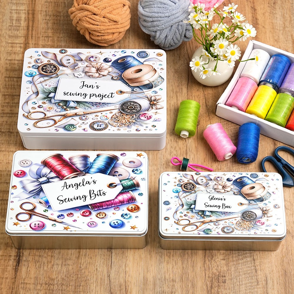 personalised sewing storage