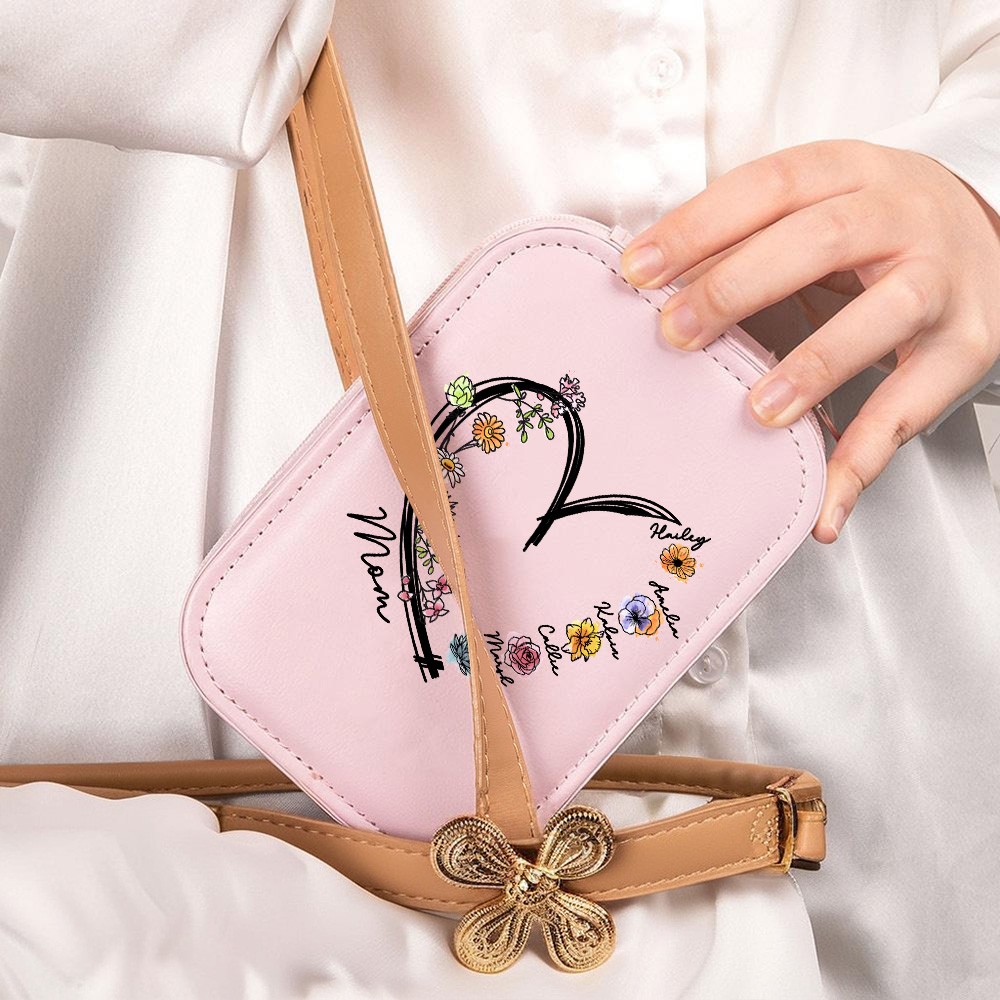 waterproof makeup mirror jewelry box with zipper