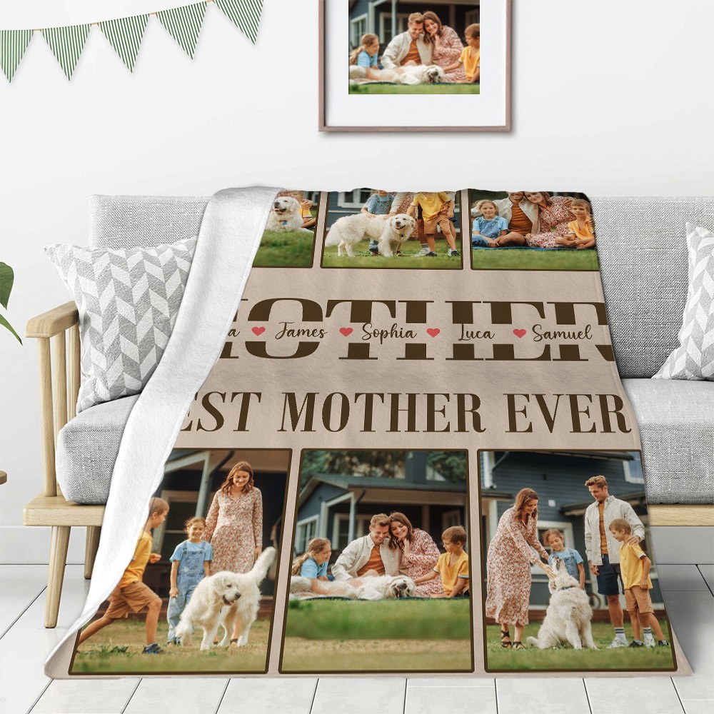 custom photo blanket