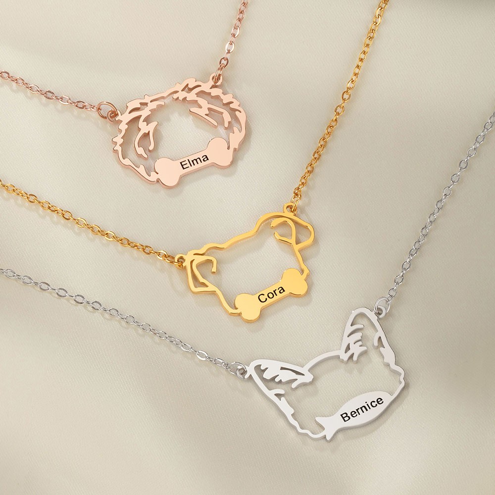Custom Dog Ear Necklace