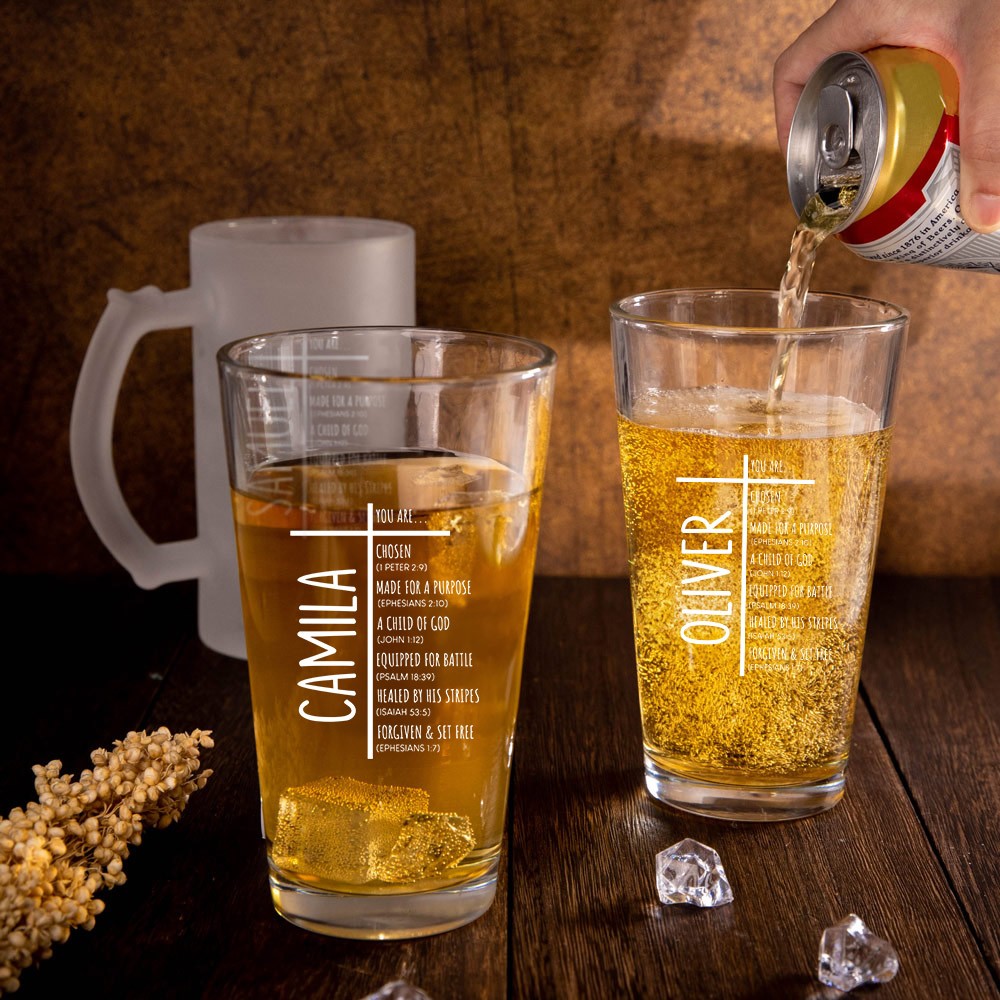 glass beer can