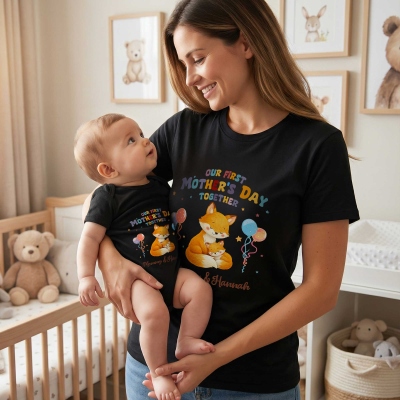 T-shirts assortis maman et enfant