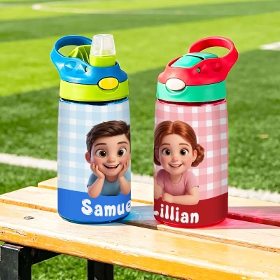 Water bottle with bunny