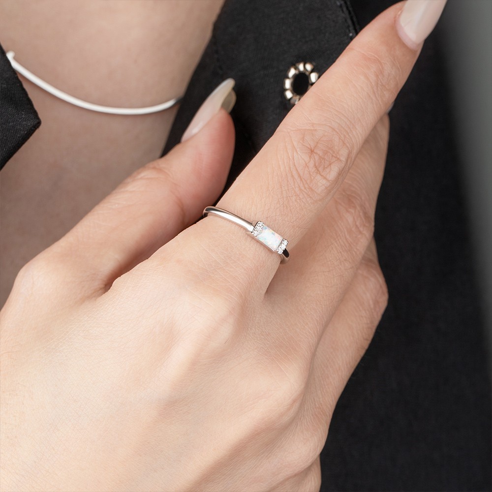 October Birthstone Ring