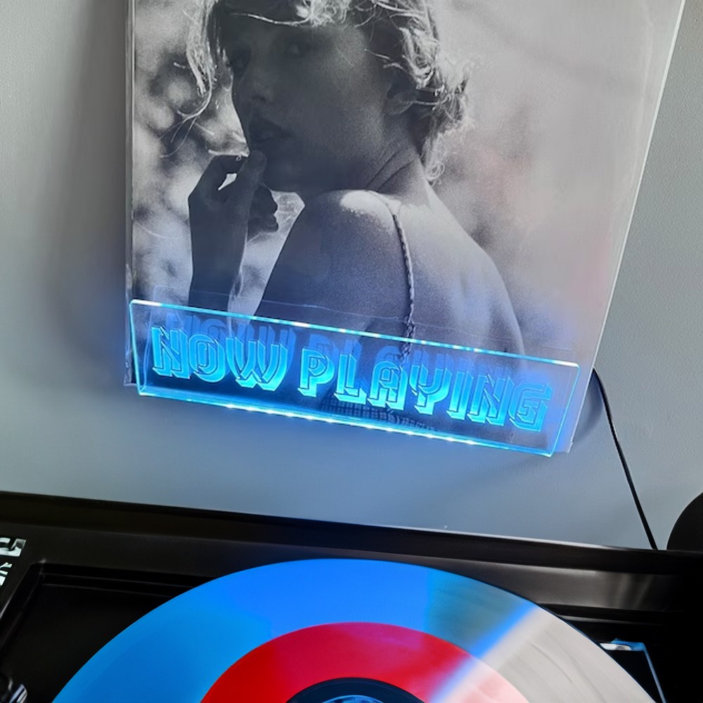 présentoir en vinyle