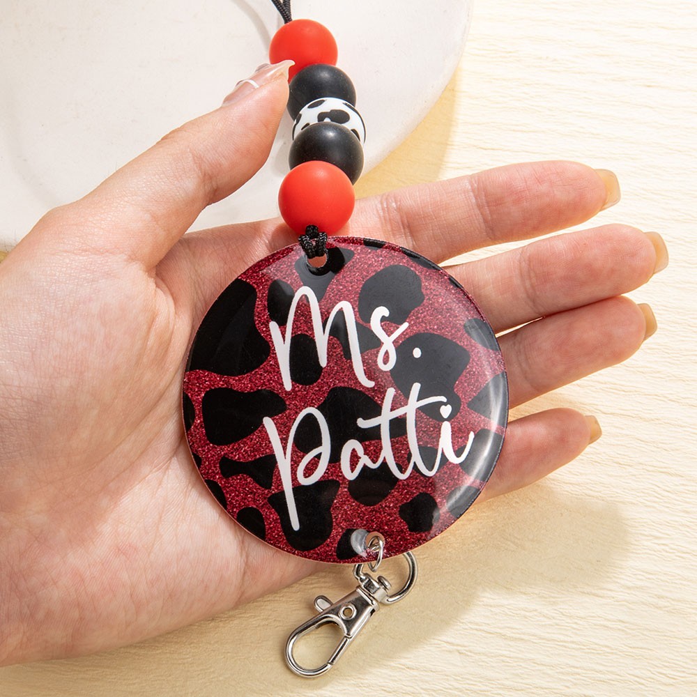 bead lanyards for id badges