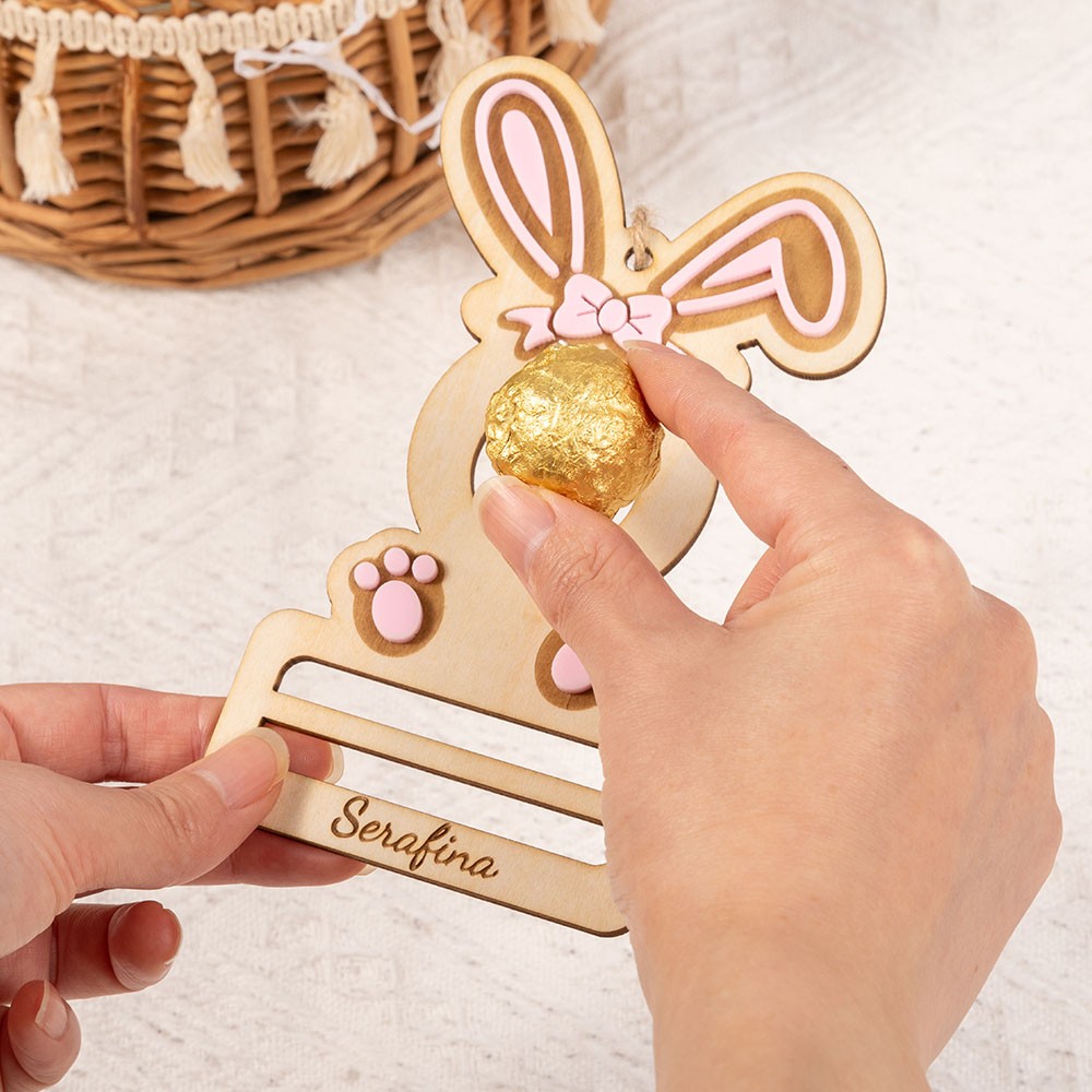 Wooden Money & Chocolate Egg Envelope