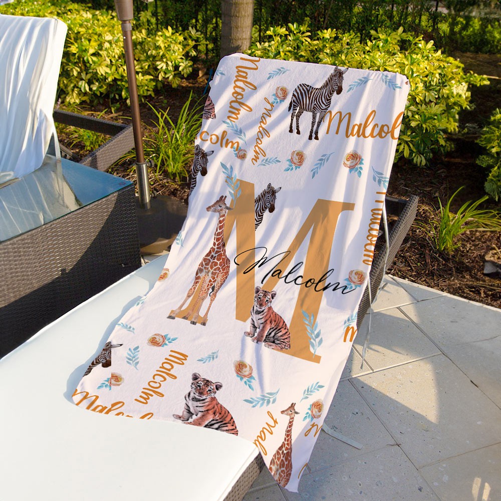 custom beach towels