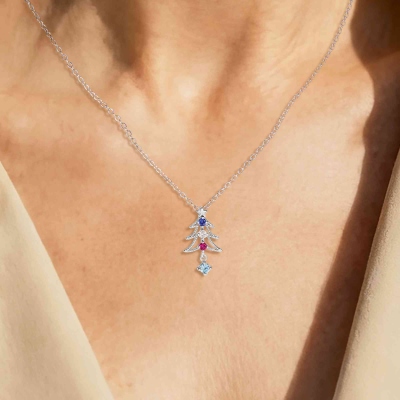 Christmas Tree Necklace