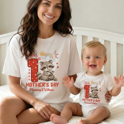 Partnerlook-Shirt für Mutter und Kind
