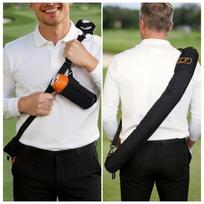 Gepersonaliseerde naam bier mouw, canvas golf bier kan tas, kan draagtas, vaders dag/verjaardag/verjaardag cadeau voor papa/opa/man/vriend