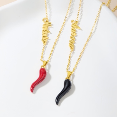 lucky horn charm