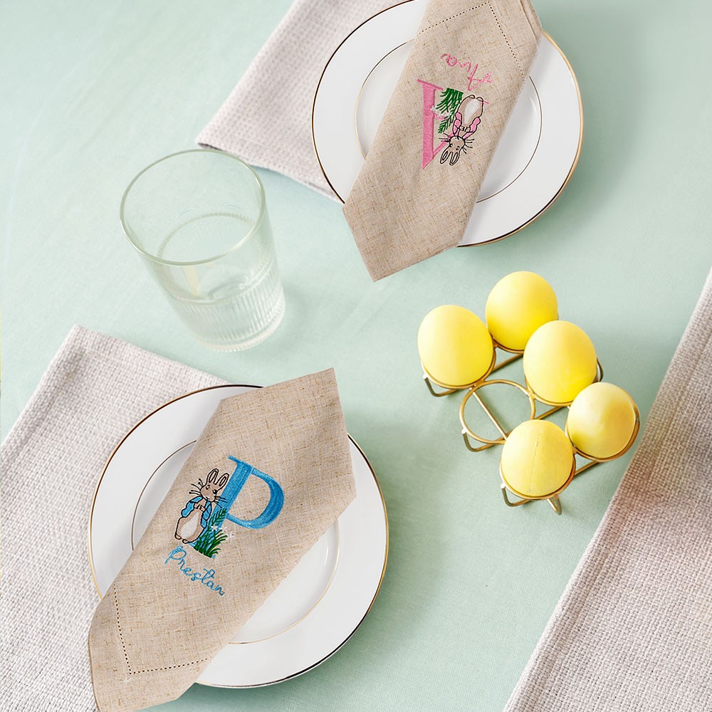 easter bunny napkins