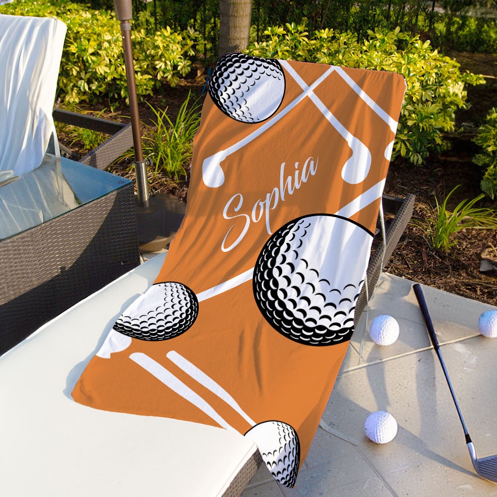 Golf Player Beach Towels