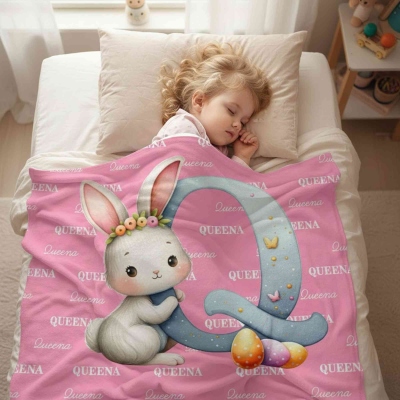 Easter blanket with name
