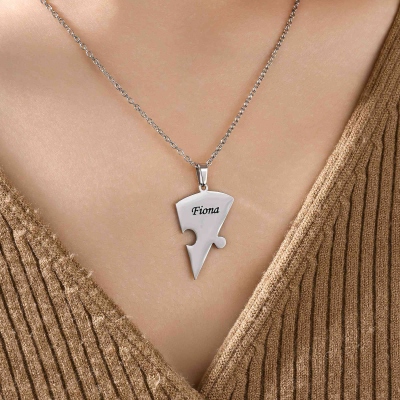 Gepersonaliseerde puzzelkettingen met 2-8 hartjes en namen, delicate familiesieraden, verjaardags-/jubileum-/Moederdagcadeaus voor mama/oma/zussen/familie