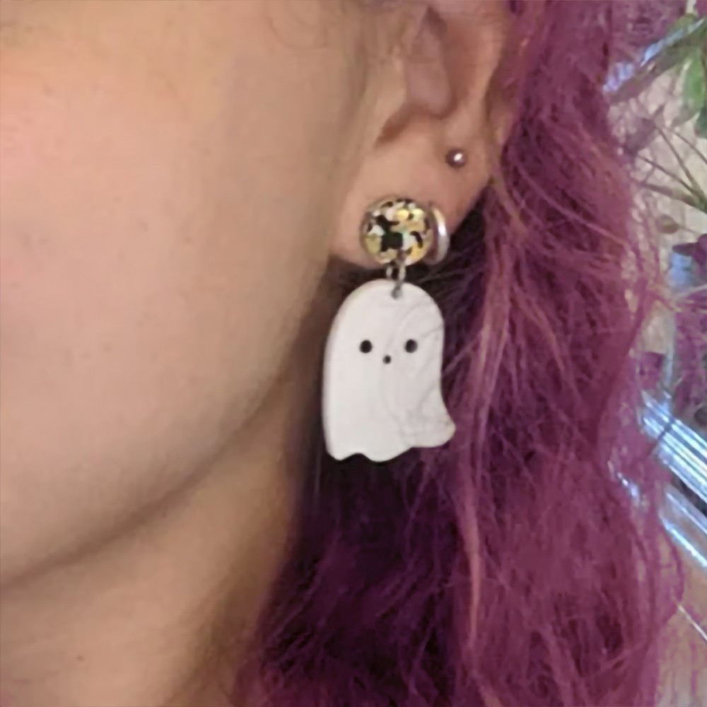 Adorable boucle d'oreille lumineuse