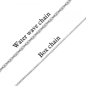 Heart Shaped Personalized Birthstone Necklace Sterling Silver