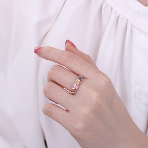 Engraved Twining Ring