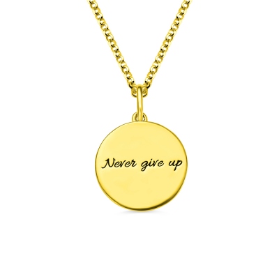 Engraved Basketball Necklace with Number and Birthstone in Gold