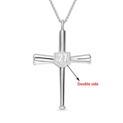 baseball line necklace	