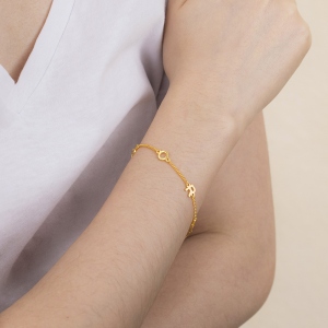 initial bracelets 