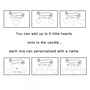 Personalized Candle Holder with Candle Snuffer