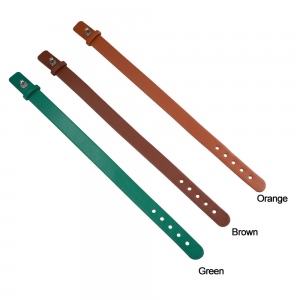Personalized Forest & Mountain Leather Bracelet